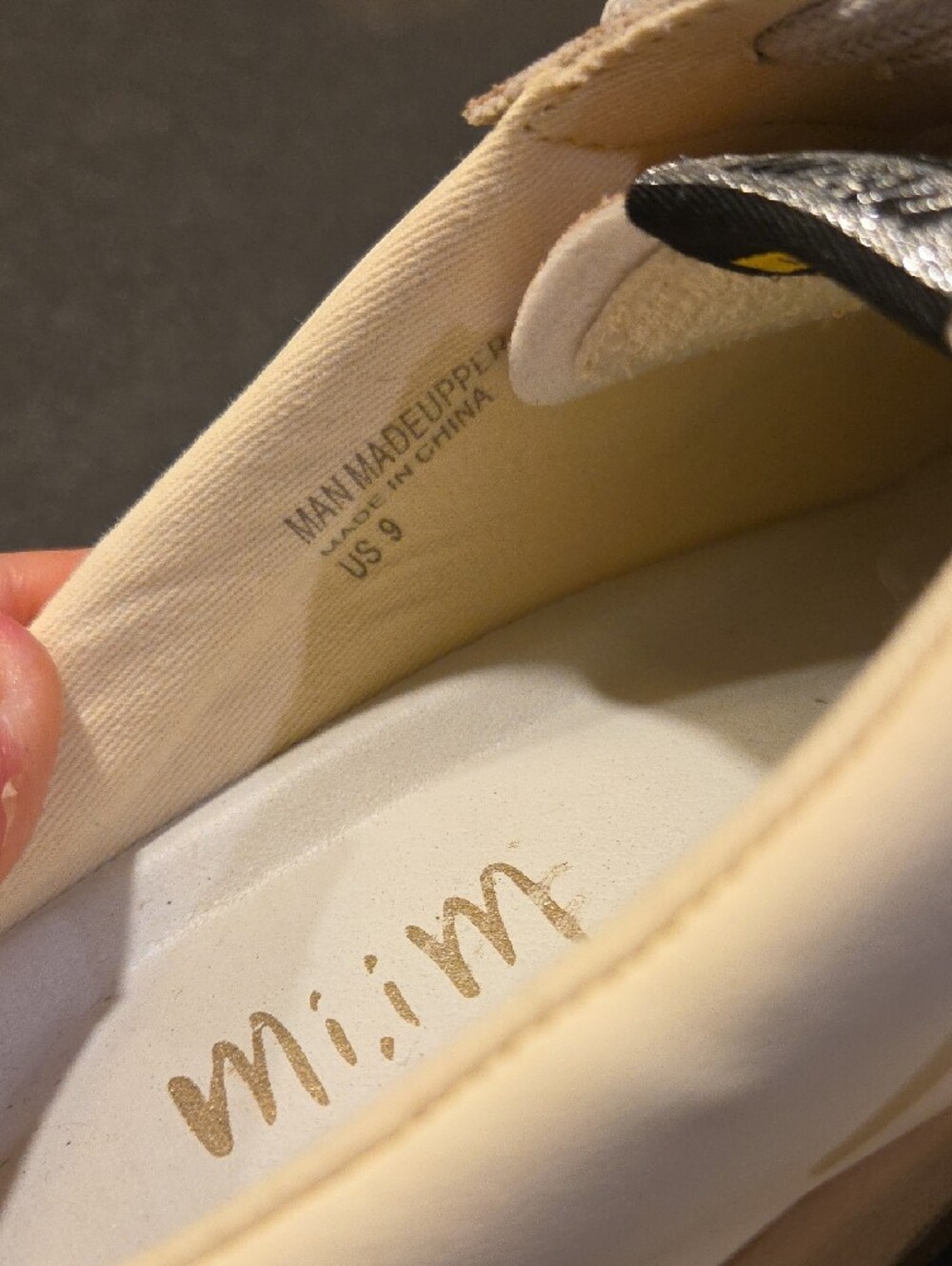 Mi.iM Women's Casual Star-Accent Slip-On Sneakers - Beige/Tan - Picture 5 of 5